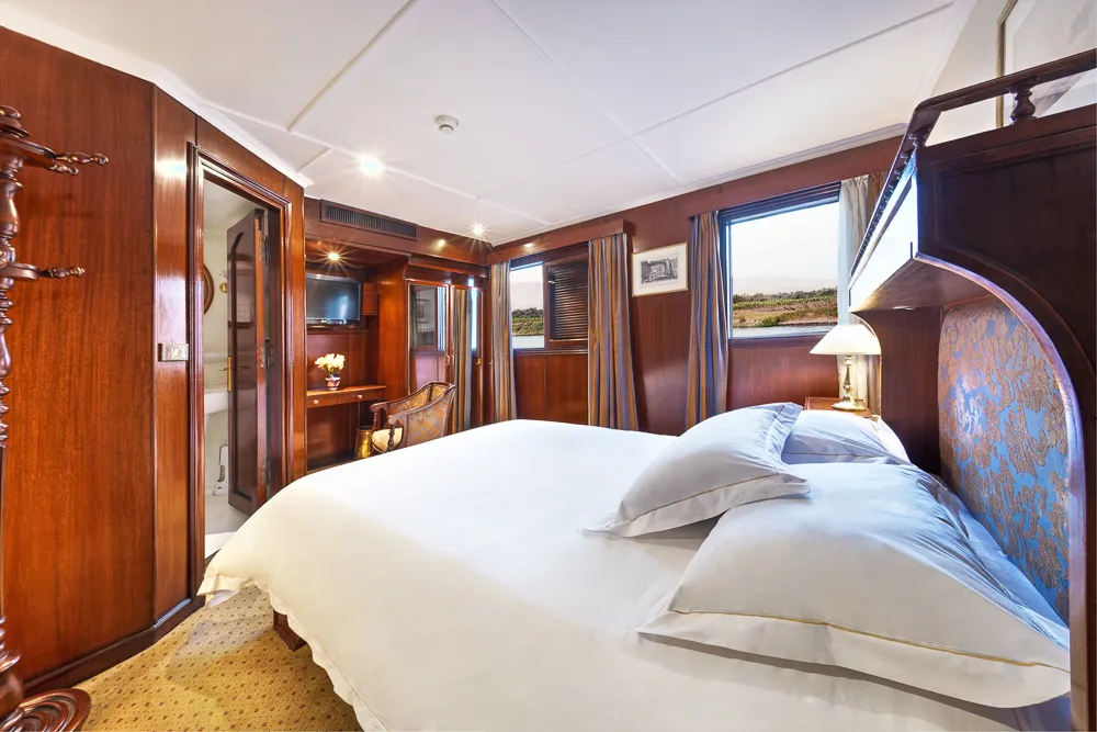 Cabin aboard the Steam Ship Karim Nile Cruise Nile cruise